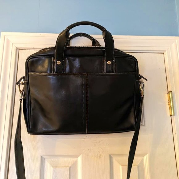 COACH Leather  Metropolitan Slim Brief Laptop bag - Picture 1 of 8